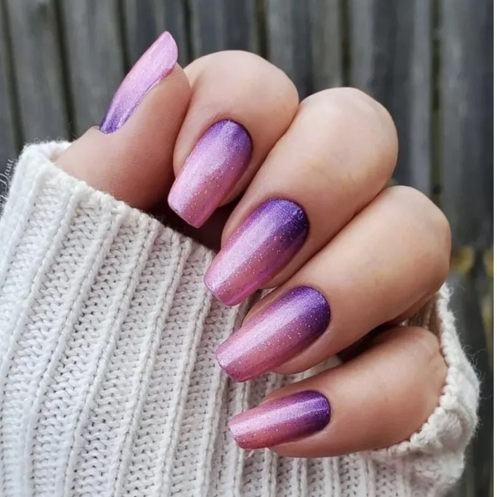 *Retired* Color Street: Til the Glitter End | Pink Purple Gradient Glitter Party
